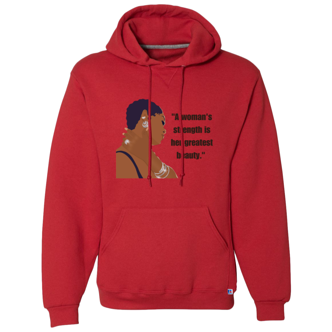 A Woman's' Strength Fleece  Hoodie