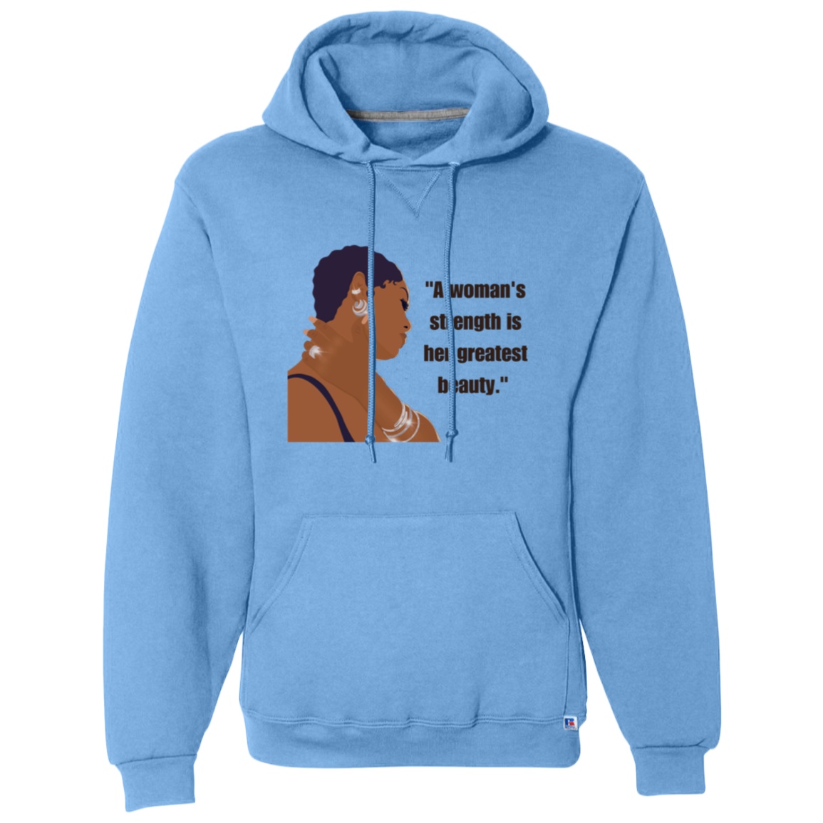 A Woman's' Strength Fleece  Hoodie
