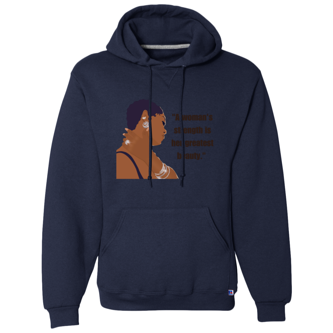 A Woman's' Strength Fleece  Hoodie
