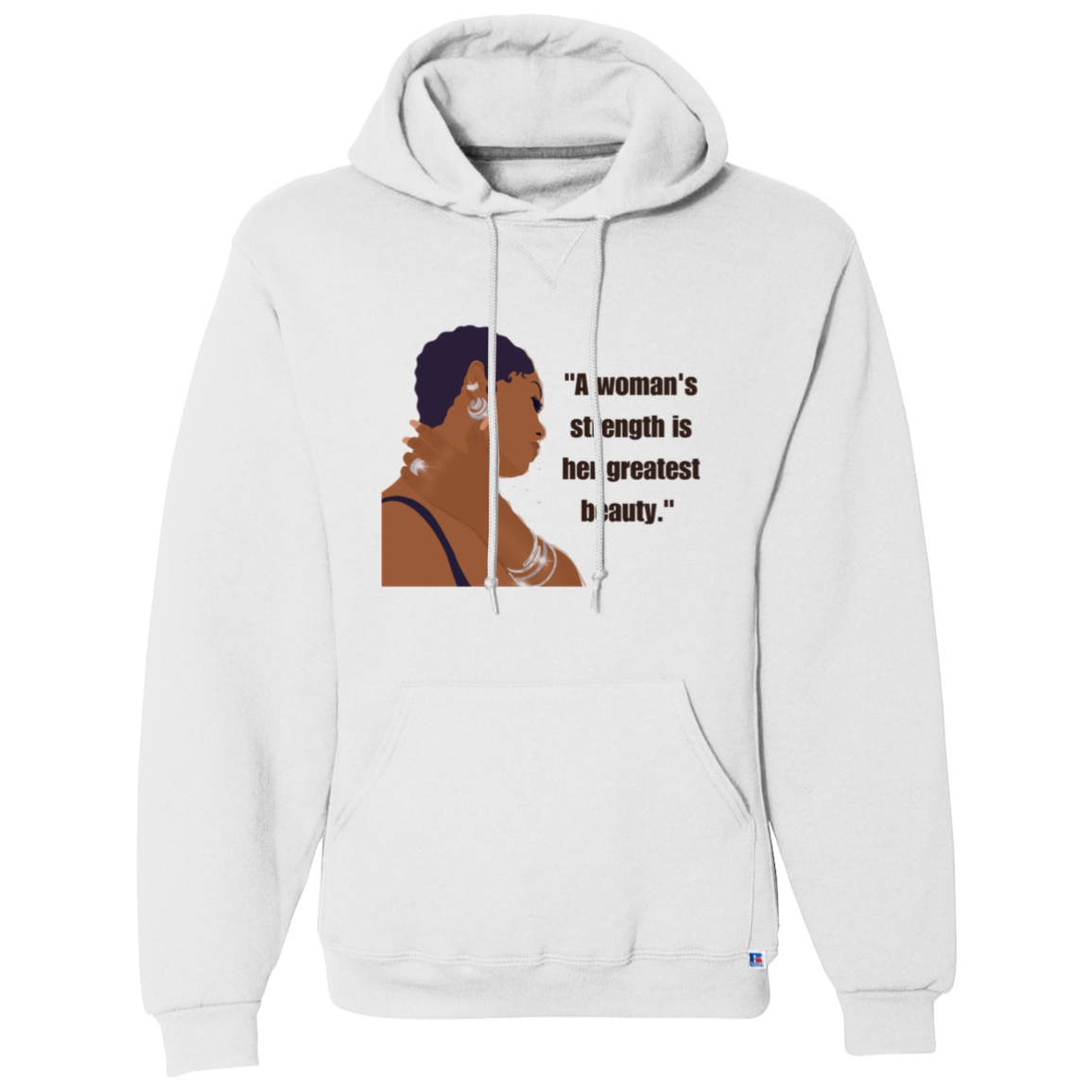 A Woman's' Strength Fleece  Hoodie