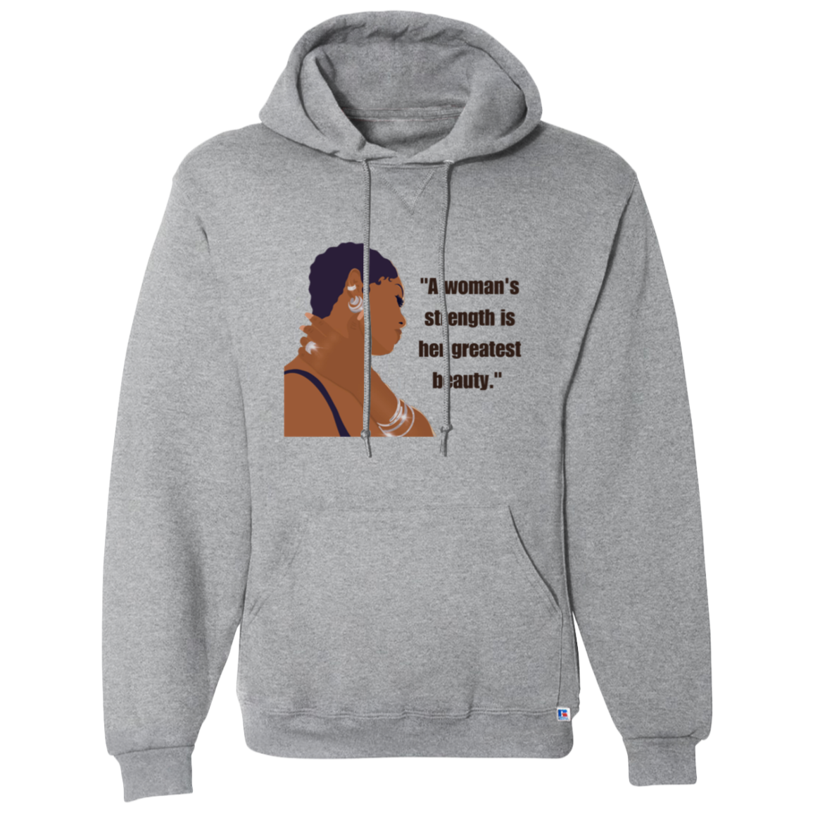 A Woman's' Strength Fleece  Hoodie