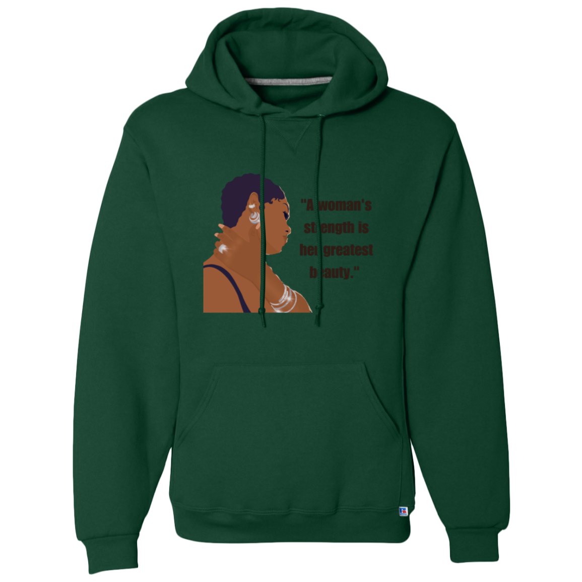 A Woman's' Strength Fleece  Hoodie